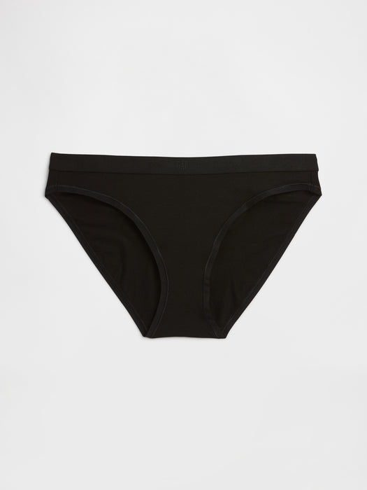 Organic Stretch Cotton Logo Bikini