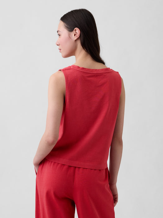 Knit Crop Tank Top
