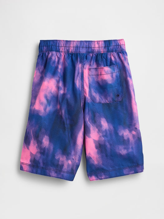 Kids 8" Recycled Swim Board Shorts