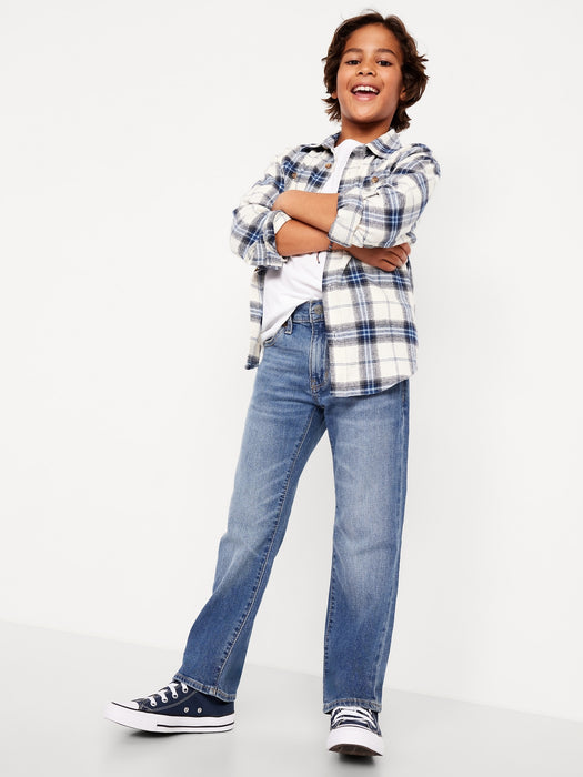 Straight-Leg Built-In Flex Jeans for Boys