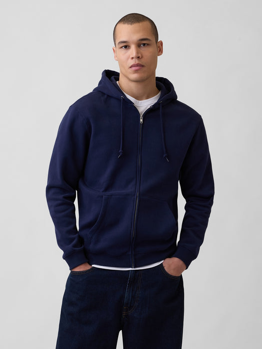 Erwachsener VintageSoft Relaxed Kapuzenpullover mit Reißverschluss