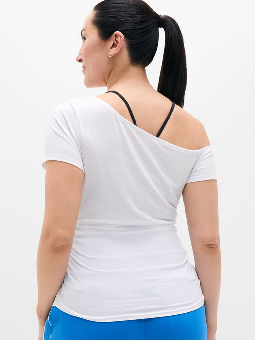 Move With Ease One Shoulder Tee