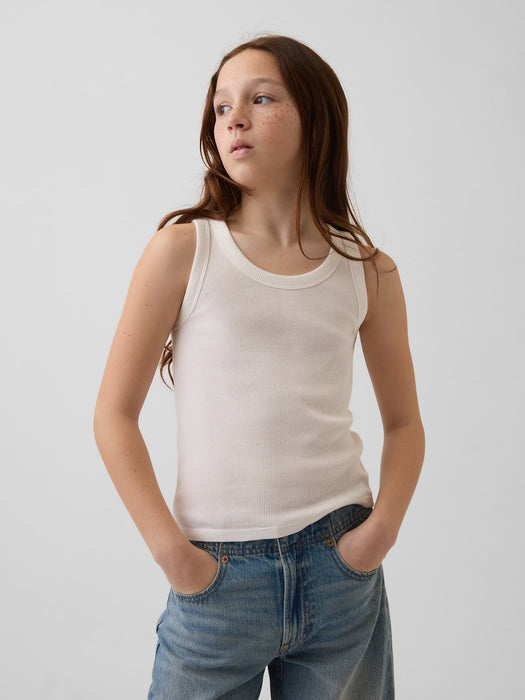 Kid Rib Scoop Tank Top