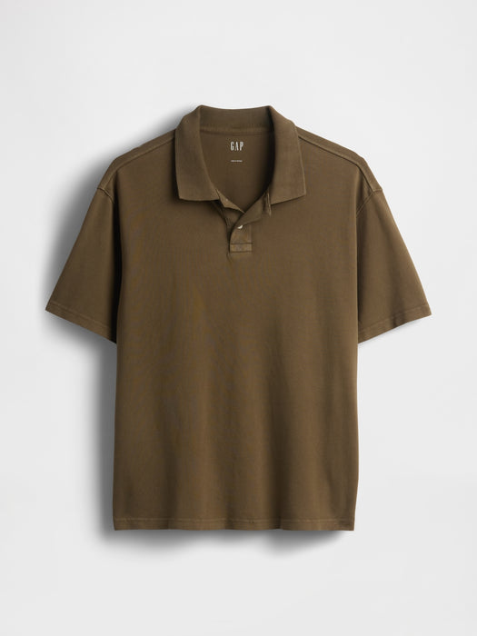 Relaxed Pique Polo
