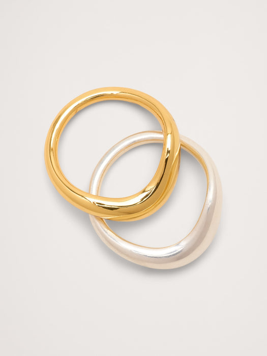 Wavy Ring Set