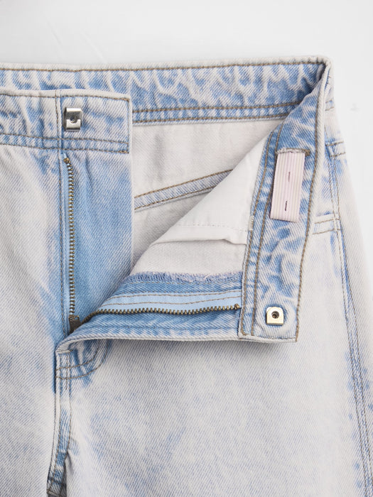 Kids Low Rise Stride Wide-Leg Jeans