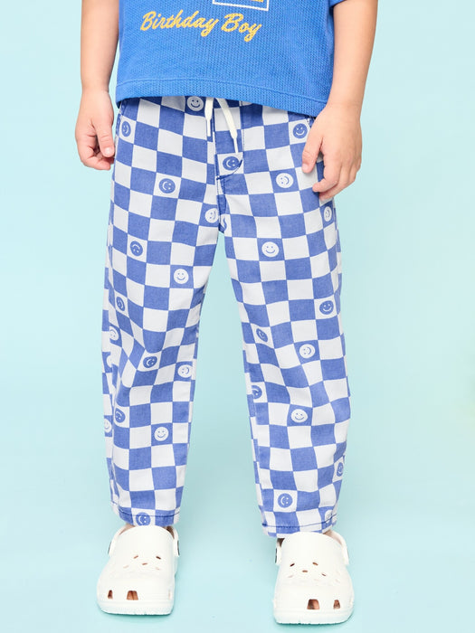 Pull-On Barrel-Leg Pants for Toddler Boys