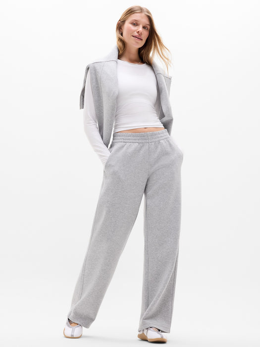 Form Knit Mid Rise Straight Pant
