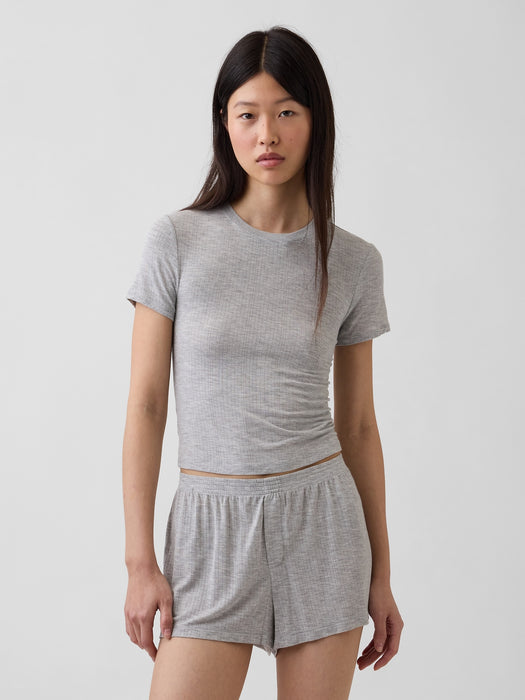 SoftMade Modal Rib PJ T-Shirt