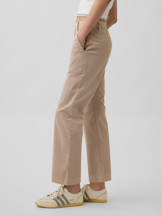 Mid Rise Khakis