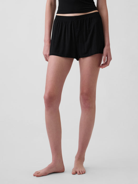 SoftMade Modal Rib PJ Shorts