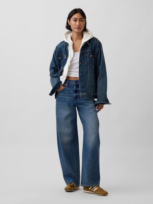 VintageSoft Wedge Zip Hoodie