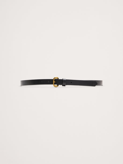 Slim Leather Belt