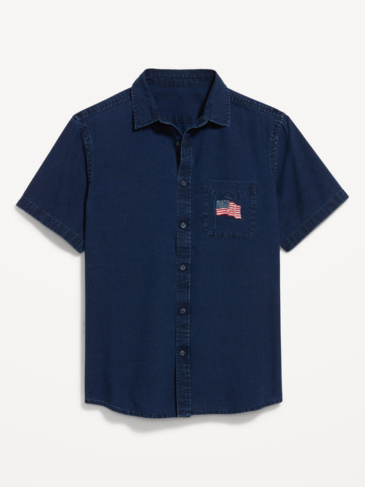 Classic Fit Everyday Denim Shirt