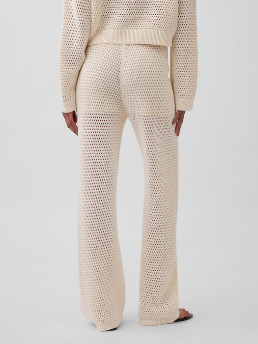 100% Cotton Crochet Sweater Pants