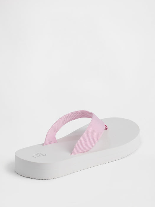 Kids Canvas Flip Flops