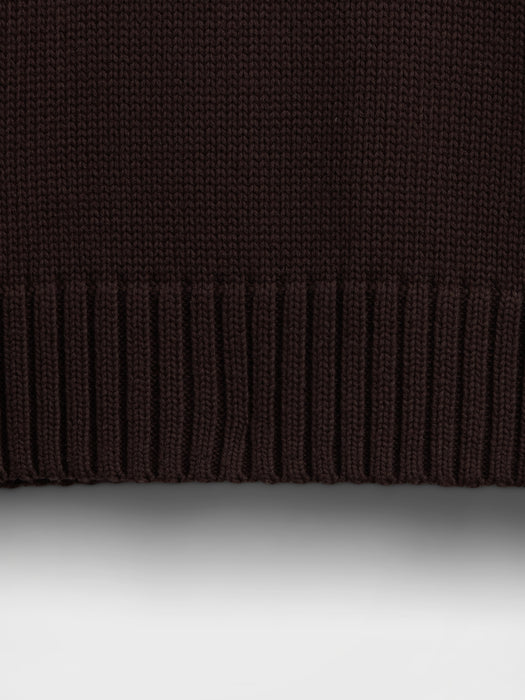 100% Cotton Oversized Crop Sweater