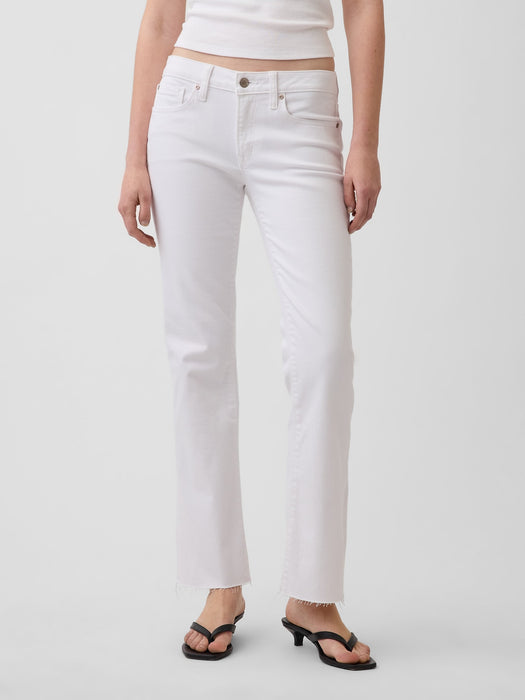 Low Rise Long & Lean Crop Jeans