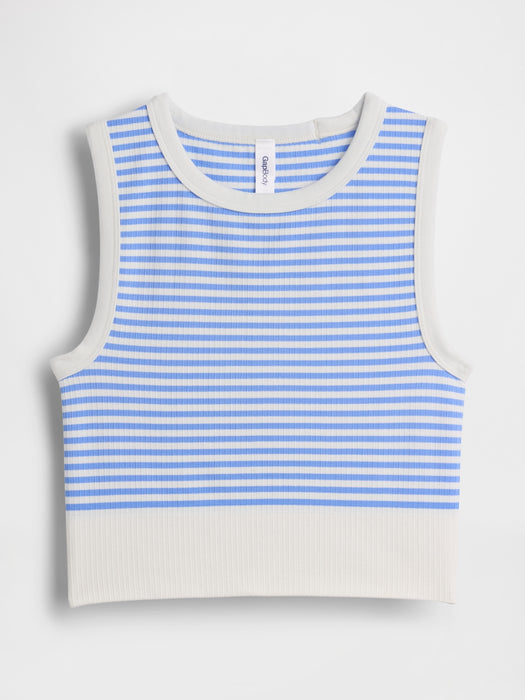 Seamless Rib Crop Tank Top