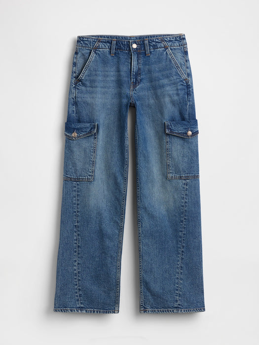 Low Rise '90s Loose Cargo Jeans