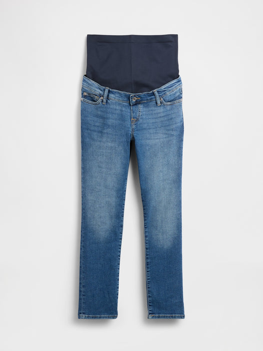 Maternity Full-Panel Slim Ankle Jeans