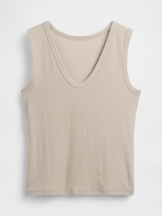 Variegated Rib Tank Top