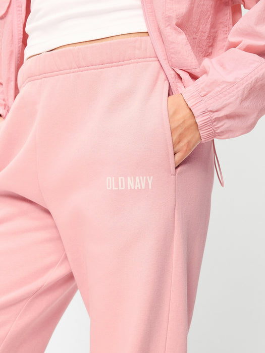 High-Waisted Cinched-Ankle Sweatpants