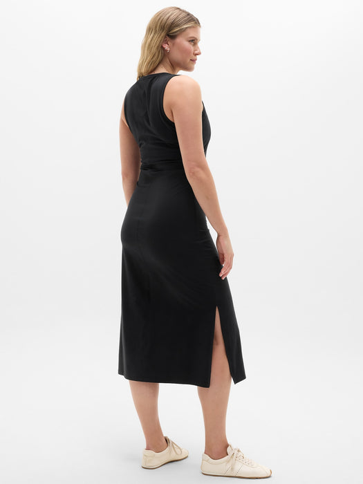 Essential V-Neck Midi Dress