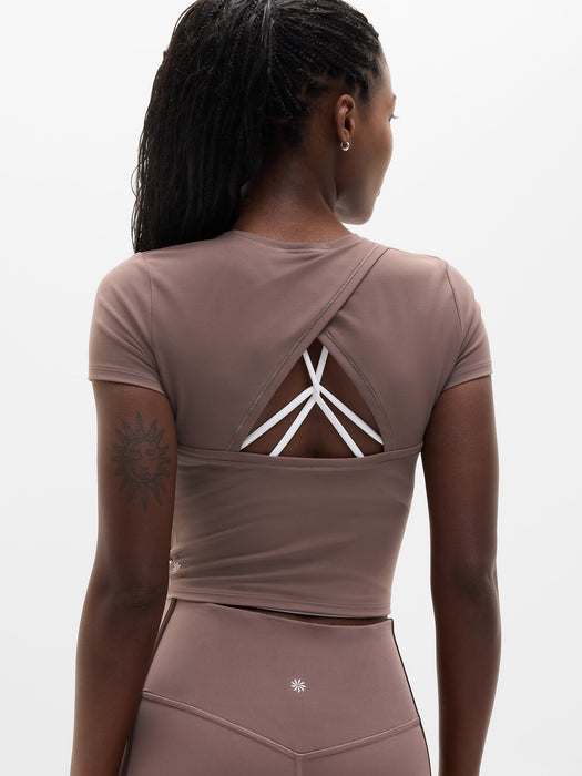 Transcend Open Back Tee