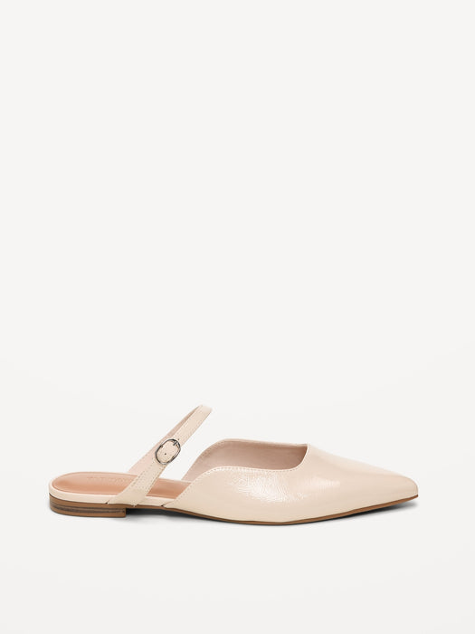 Pointed-Toe Mule Flats for Women