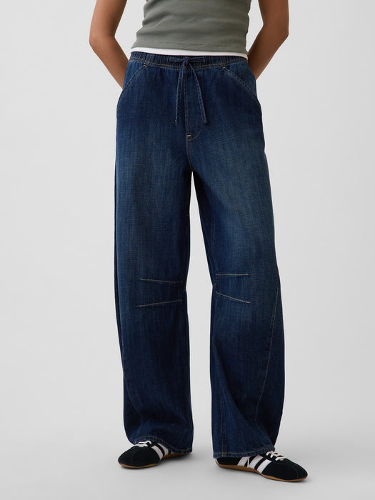 Mid Rise Easy Horseshoe Jeans