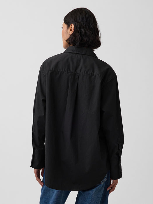 Organic Cotton Poplin Big Shirt