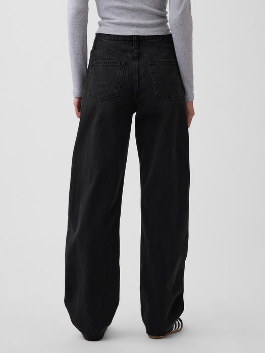 High Rise Barrel Jeans