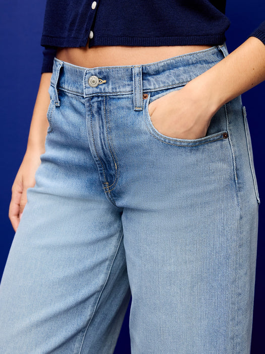 Low-Rise Loose Jeans