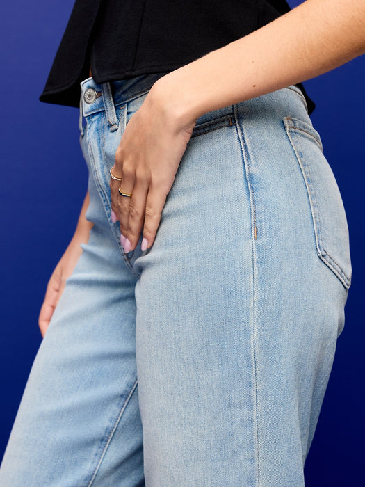 High-Waisted Wow Loose Jeans