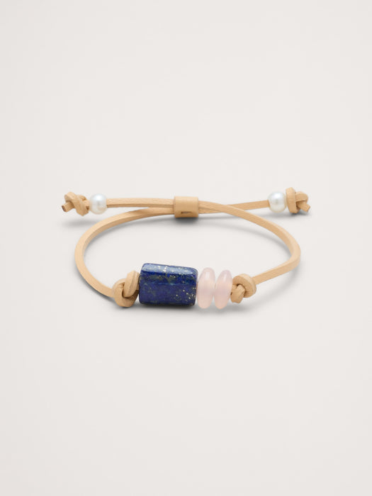 Lapis Cord Bracelet