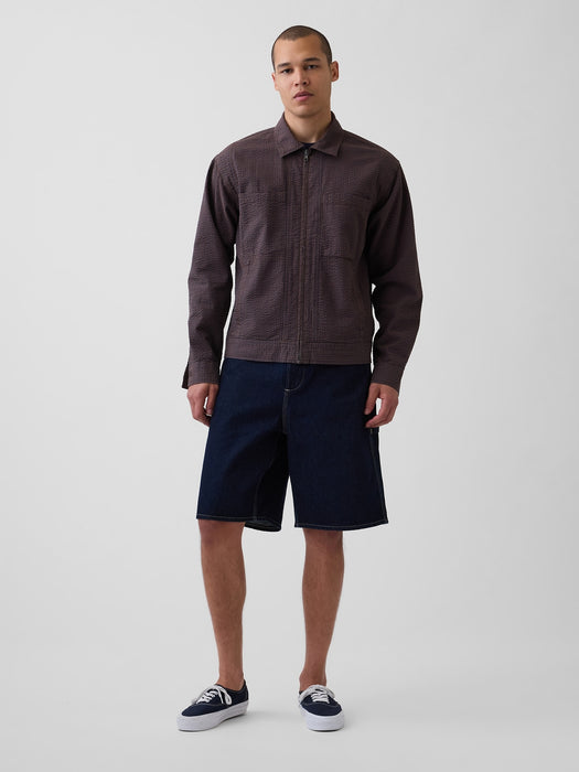10.5" Baggy Denim Carpenter Shorts