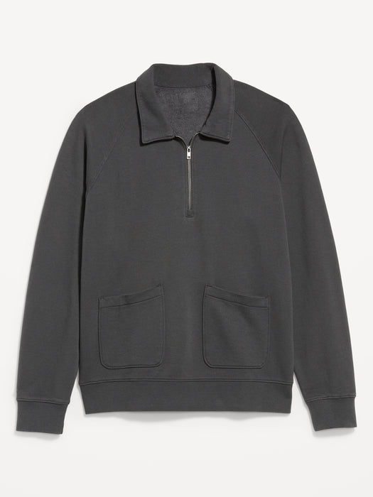 Workwear Collared Fleece Chore Pullover