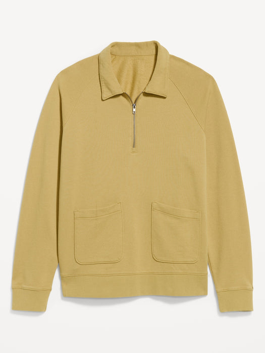 Workwear Collared Fleece Chore Pullover