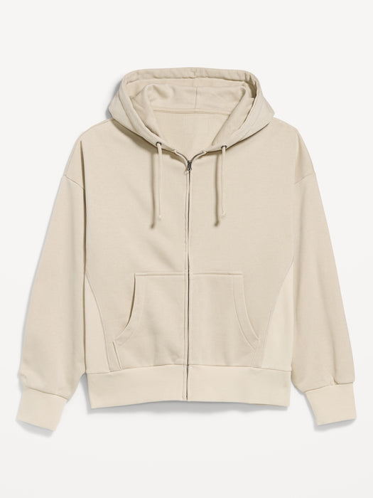 Oversized Heavyweight Full-Zip Rotation Hoodie