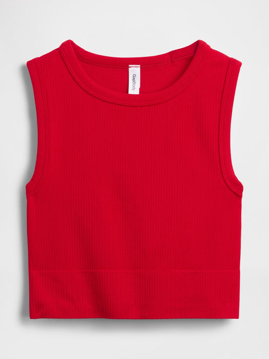 Seamless Rib Crop Tank Top