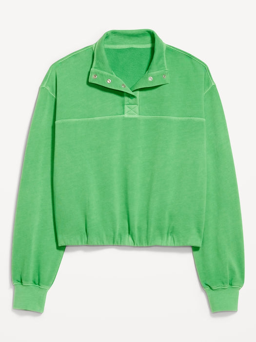 SoComfy Funnel-Neck Sweatshirt