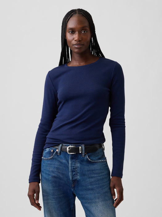 Modernes Rundhals-T-Shirt