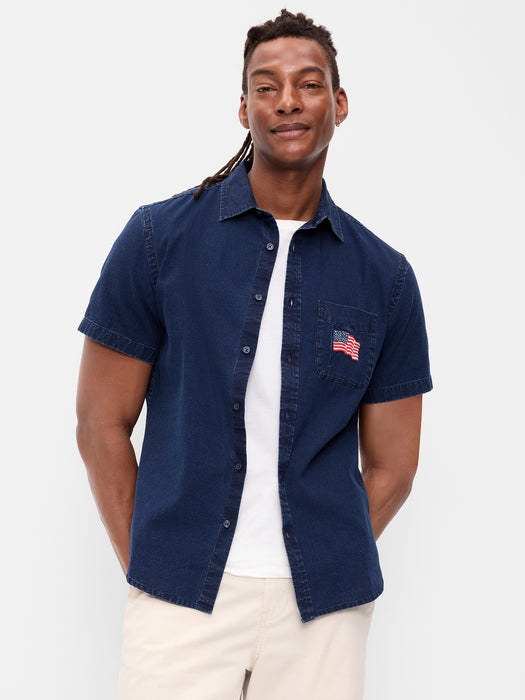 Classic Fit Everyday Denim Shirt
