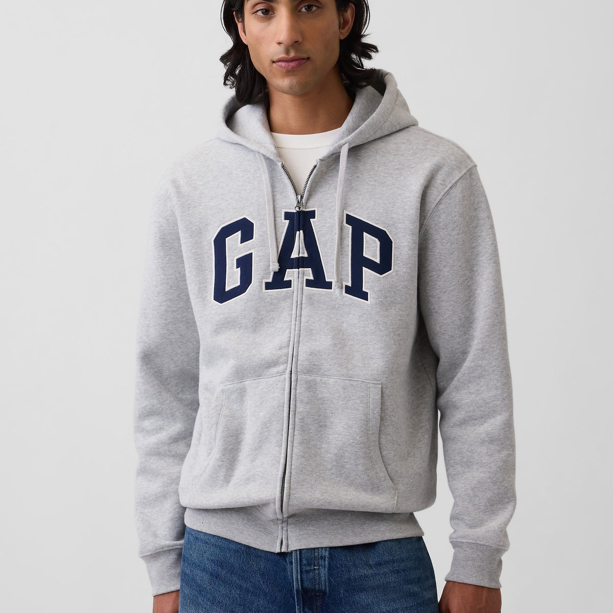 Adult VintageSoft Arch Logo Zip Hoodie — GAP (International)