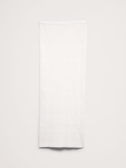 Crinkle Knit Maxi Skirt