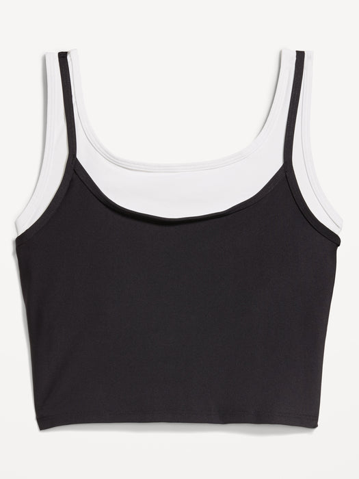 PowerSoft Layered Longline Bra
