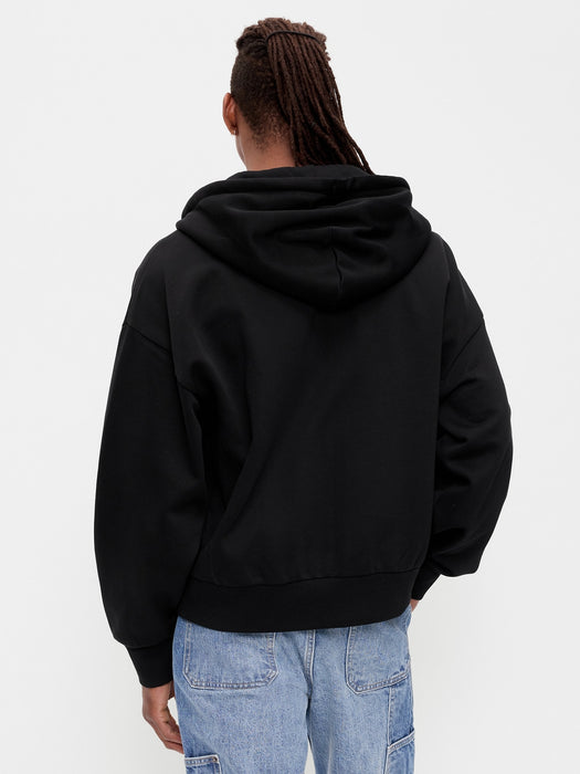 Oversized Heavyweight Full-Zip Rotation Hoodie
