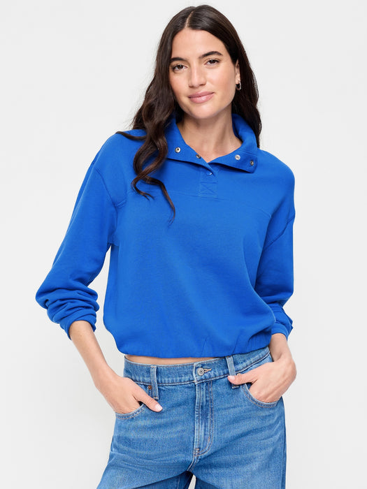 SoComfy Funnel-Neck Sweatshirt