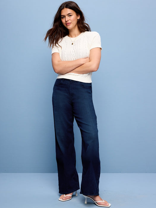 High-Waisted Wow Wide-Leg Jeans